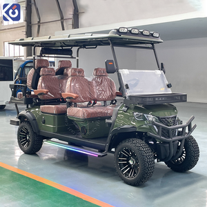 Voiturette de golf électrique 6 places CAMP avec batterie au lithium, véhicule utilitaire pour parcours de golf, complexe hôtelier, hôtel, communauté, campus - Product Image 1