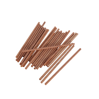 Pajitas de Madera de Grado Alimenticio, Pajitas Biodegradables de Bambú, Ecológicas, Desechables, al por Mayor