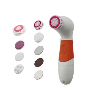 Huidverzorging 9 Hoofden Vervanging Gezicht Poriën Diepe Reiniging Wassen Massager Handheld Elektrische Gezichtsreinigingsborstel