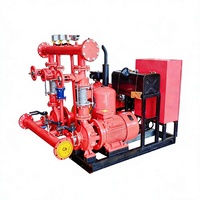 Pompe à eau diesel pour hydrant d'incendie, grande capacité, haute pression, 750 GPM, 12 bars, pompe jockey EDJ, personnalisée en usine