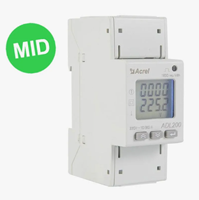 Medidor de Energía Monofásico Acrel ADL200 220V con Comunicación RS485, Protocolo Modbus-RTU para Apartamentos