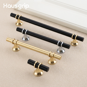 Hausgrip Promotion Factory Top Seller Zinc&amp; Aluminum New T Bar Pull Kitchen Cupboard Cabinet Drawer <strong>Door</strong> Long Knurled Handles - Product Image 1