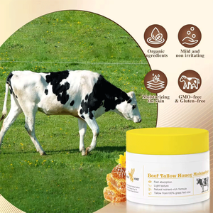 Crema Hidratante de Miel y Grasa de Res Personalizada 50g, Hidratante y Blanqueadora <span class=keywords><strong>Facial</strong></span> y Corporal para Mujeres y Hombres - Product Image 2