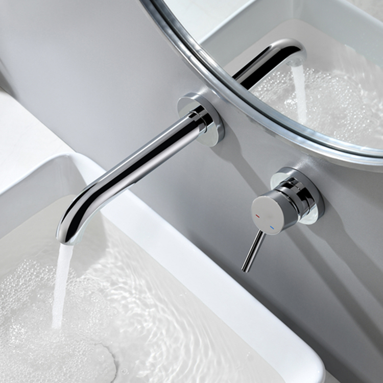 concealed brass wash basin faucet mixer wall mounted faucets for bathroom