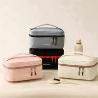 Organisateur de cosmétiques portable Taslon, imperméable, grande capacité, multi-compartiments, pochette détachable pour femmes, couleurs personnalisées, logo OEM