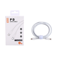 Kabel USB pengisi daya cepat, kabel USB tipe-c ios PD C-C kualitas tinggi 6A
