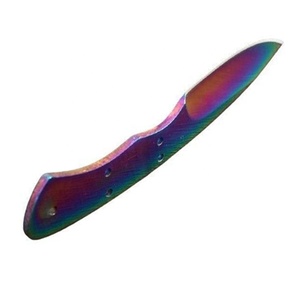 D2 M390 VG10 <span class=keywords><strong>coltello</strong></span> tascabile personalizzato in acciaio lama pieghevole pieno di codolo <span class=keywords><strong>coltello</strong></span> <span class=keywords><strong>cacciatore</strong></span> <span class=keywords><strong>coltello</strong></span> con rivestimento in titanio - Product Image 2