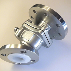Vanne à boisseau sphérique personnalisée à embout oblique non standard, doublée de fluoropolymère, 2 pouces, 700 PSI, norme nationale, usage industriel - Product Image 3