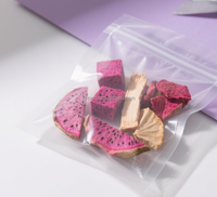 Nieuwe aanvoer biologische gevriesdroogde rode drakenfruitchips, natuurlijke zoete smaak, niet-GMO, vacuüm verpakt, premium gezonde snack
