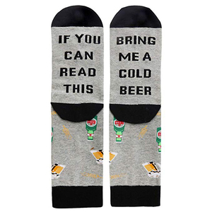 Si Me puede leer <span class=keywords><strong>este</strong></span> traer <span class=keywords><strong>cerveza</strong></span> café tocino Tacos de punto de algodón divertido Calcetines - Product Image 5