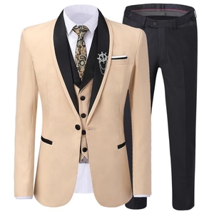 Completo da <span class=keywords><strong>Uomo</strong></span> <span class=keywords><strong>Verde</strong></span> Slim Fit 3 Pezzi, Abito Formale da Cerimonia per <span class=keywords><strong>Uomo</strong></span>, Ordine Minimo Un Pezzo - Product Image 5