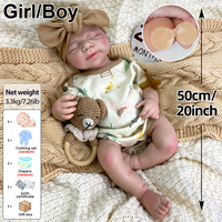 Gerçekçi Yeniden Doğmuş Bebek Bebekleri Yumuşak Silikon Gövdeli Erkek Kız Bebekler 3D Boyalı Cilt Bebe Canlı Yenidoğan Bebek Oyuncakları