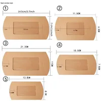 Boîte pliable en papier kraft UV créative pour l'emballage de petits bonbons, carton blanc en gros