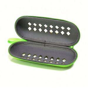 Portable PU <b>Waterproof</b> EVA Towel <b>Box</b> With Plastic Handle Free Factory Sample for Hotel Travel Towel <b>Storage</b> Case - Product Image 6