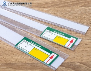 Portaetiquetas de plástico H 35mm H40mm Tiras de etiquetas de precios de supermercado Tiras de etiquetas de precios de datos - Product Image 5