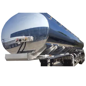 3 AS 42000 liter aluminium Air Tanker Trailer Diesel Bensin tangki minyak Trailer Semi truk Trailer