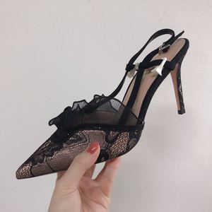 Chaussures pour femmes, nouveaux styles, grandes tailles, escarpins à lacets, noirs, Bigtree Shoes, talons pour femmes et dames - Product Image 1