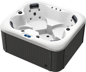4 personas blanco moderno Whirlpool Spa independiente al aire <span class=keywords><strong>libre</strong></span> jardín bañera de hidromasaje soplador de aire máquina calentadora para villas hoteles - Product Image 2