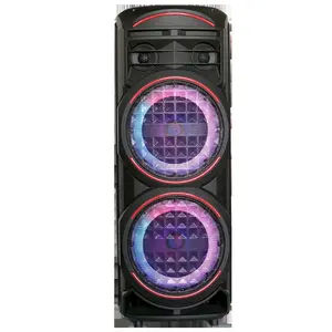 OEM big power audio fashion trolley speakers jbls party box with microphone