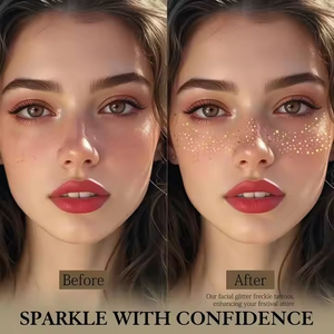 Venta al por mayor personalizado pecas cara maquillaje parches pegatina <span class=keywords><strong>tatuaje</strong></span> temporal brillo plata pecas cara <span class=keywords><strong>tatuaje</strong></span> - Product Image 4