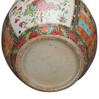 Jardinière chinoise antique peinte à la main en famille rose à vendre, pots à fleurs et jardinières, pots inférieurs, pot à fleurs en céramique de Jingdezhen