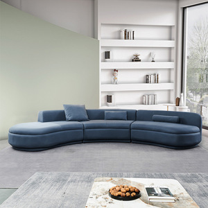 Sofá <span class=keywords><strong>de</strong></span> Diseño Moderno y Minimalista para Sala <span class=keywords><strong>de</strong></span> Estar en Departamentos Pequeños, con Tecnología <span class=keywords><strong>de</strong></span> Tela Avanzada, Estilo Internet, en Línea Recta - Product Image 4