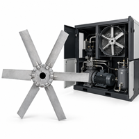 Ventilateur de refroidissement pour compresseur d'air mobile, pale de ventilateur P3-AL, angle réglable, impeller axial en alliage d'aluminium, pièce de rechange haute résistance