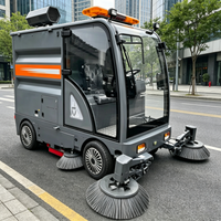 Balayeuse de sols industrielle autopropulsée ZMT E-64 G40 à batterie, grande capacité 240L pour parcs logistiques et entrepôts