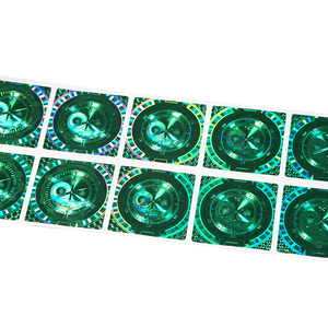 Autocollant d'étiquette de feuille de sceau de sécurité, effet Anti-contrefaçon de téléphone personnalisé, garantie étanche, hologramme 3D doseur évident - Product Image 5