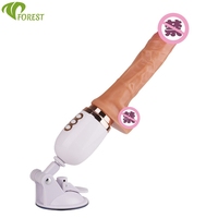 Großhandel Ferngesteuerter Vibrations-Masturbator Vollautomatischer Ein- und Ausstoß Vibrierender Heizender Teleskop-Penis