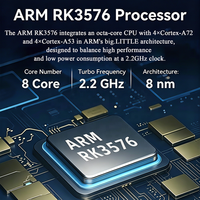 Mini Computadora XCY RK3576, 8G DDR4, 128GB EMMC, Compatible con Android 11 y Linux, HDMI 4K, Doble Ethernet, PC Industrial sin Ventilador