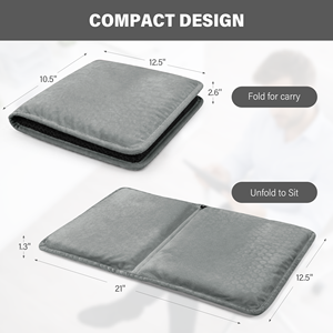 Cojín de Asiento Tejido Personalizado con Espuma Viscoelástica Suave y Funda Extraíble para Uso Diario - Product Image 5