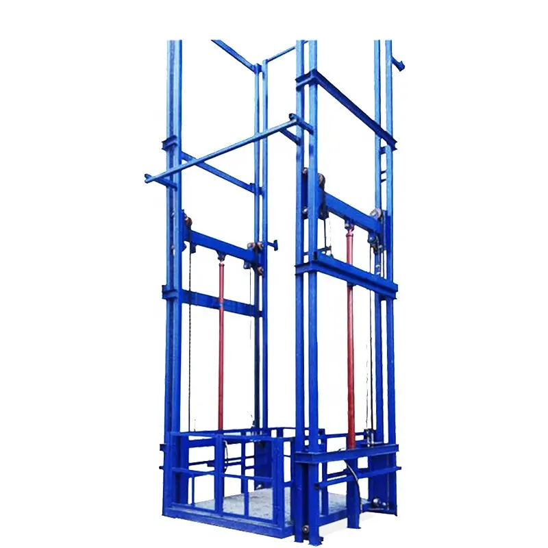 Rel panduan hidrolik pengangkat muatan/rel panduan vertikal Lift kargo gudang hidrolik