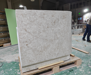 ユニークなデザインの人工石製現代風オフィス・ホテル・銀行・クリニック用インフォメーションデスクカウンター、特注デザインカウンター - Product Image 6