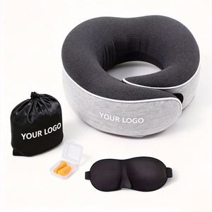 Customized U Shape Support Rest Cervical Airplane Car Memory Foam <b>Travel</b> Neck Pillow Wholesale - Product Image 1