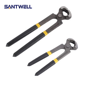 High Carbon Steel Nail <b>Puller</b> Pliers, 6/8/10 Inch Heavy Duty Carpenter End Cutting Pliers for Removing Nails & Shoe Repair - Product Image 3