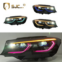 Ensemble de phares à LED RGB DRL exclusifs SJC pour BMW Série 3 G20 G28 2019-2022, mise à niveau des phares avant, accessoires automobiles