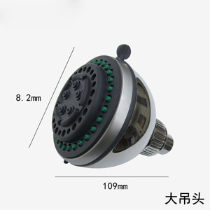 Cabezal de Ducha Pequeño Pulido para Colgar, para Baño de Apartamento u Hotel, con Rotación Superior, Patrón de Rociado Suave tipo Lluvia - Product Image 5