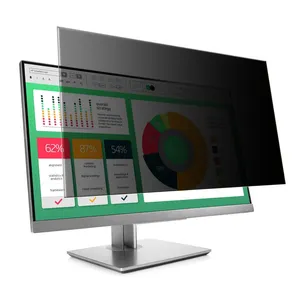 Filter privasi komputer Anti silau 20.1 inci, pelindung layar Anti cahaya biru untuk Desktop LCD Monitor layar lebar 16:10