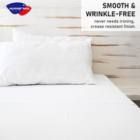 Draps de lit imperméables et durables, adaptés aux hôpitaux, disponibles en tailles simple, double et queen, vente en gros