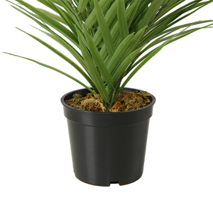 Mini di Palma Artificiale Albero Pianta In Vaso Pigmeo Data di Palma con 8pcs Regolabile Foglia di Palma Decorazioni Per La Casa - Product Image 3