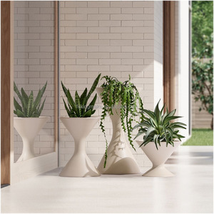 Maceta Moderna para Todo Clima para Terrazas y Balcones de Restaurantes, <span class=keywords><strong>Macetas</strong></span> para Flores, Jardín, Áreas de Vestíbulo al Aire Libre - Product Image 1