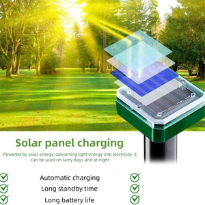 Répulsif Solaire Commercial de Gros Contre les <span class=keywords><strong>Souris</strong></span> et les Rats pour l'Extérieur avec Panneau Solaire et Support à Piquet pour Utilisation Agricole - Product Image 5