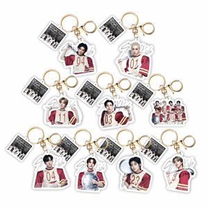 2024 nuevo estilo Corea Top KPOP Idol Boys Jimin <span class=keywords><strong>Kim</strong></span> <span class=keywords><strong>Tae</strong></span> <span class=keywords><strong>Hyung</strong></span> acrílico llavero regalos Kpop Idol fans Club reunión regalo de negocios - Product Image 1
