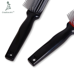 <span class=keywords><strong>Cepillo</strong></span> Desenredante de 9 Filas, <span class=keywords><strong>Cepillo</strong></span> Extraíble de Fácil Limpieza, Clásico y con Logotipo Personalizado, <span class=keywords><strong>Cepillo</strong></span> Rizado <span class=keywords><strong>Denman</strong></span> - Product Image 5