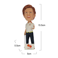 Personnaliser la marque Figurine résine artisanat Statue pour les cadeaux promotionnels et d'affaires Figurines Bobblehead résine cadeau personnalisé Bobblehead
