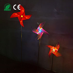 Lumière <span class=keywords><strong>solaire</strong></span> d'extérieur Fleur artificielle Diode électroluminescente <span class=keywords><strong>Moulin</strong></span> <span class=keywords><strong>solaire</strong></span> Éclairage lumineux de sol <span class=keywords><strong>Jardin</strong></span> décoratif de Noël - Product Image 6