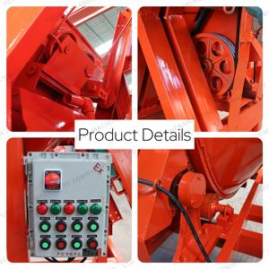 خلاطة خرسانة هيدروليكية قابلة للإمالة بسعة 350 لتر تعمل بالديزل مع أسطوانة عكسية للبيع مباشرة من المصنع - Product Image 3