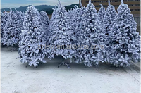 Décoration de sapin de Noël en PVC éclairé par LED, de 0,6 m à 3 m, vert, sapin de Noël romantique pour la maison, le salon, l'intérieur et l'extérieur