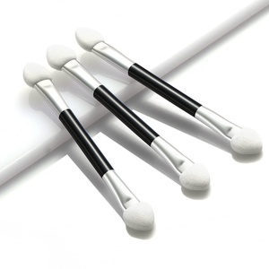 Lot de 100 applicateurs de fard à paupières jetables double face, applicateurs ovales à embout éponge, outils de maquillage pour les yeux, ensemble d'applicateurs de fard à paupières en vrac - Product Image 6